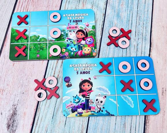 27 Jogo da Velha Personalizado com Sacolinha de Pvc