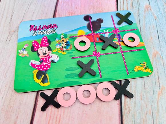 20 Jogo da Velha Personalizado Minnie