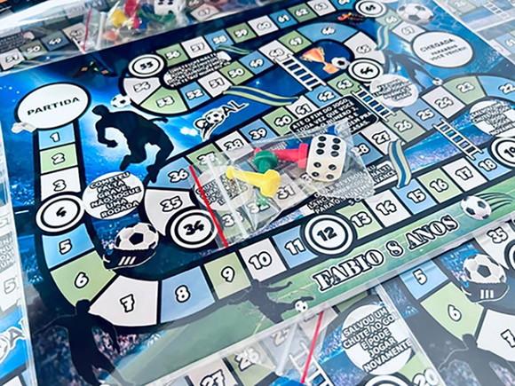 30 Jogo de Tabuleiro Festa Futebol