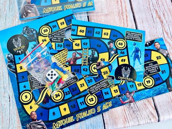 30 Jogo de Tabuleiro Personalizado Formato Quebra Cabeça