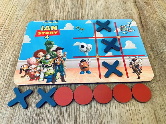 20 Jogo da Velha Toy Story com Sacolinha de Pvc