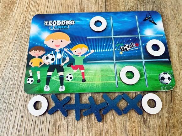 20 Jogo da Velha Futebol com Sacolinha de Pvc