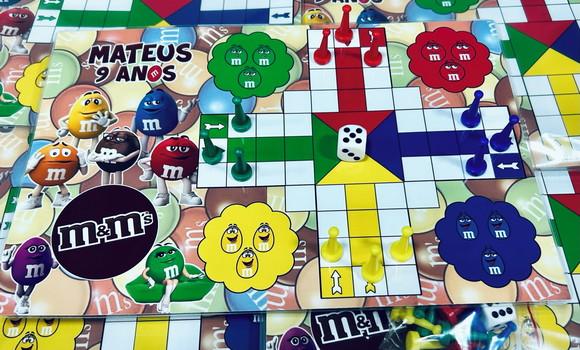30 Jogos Mini Ludo - Lembrancinha Tema Mms