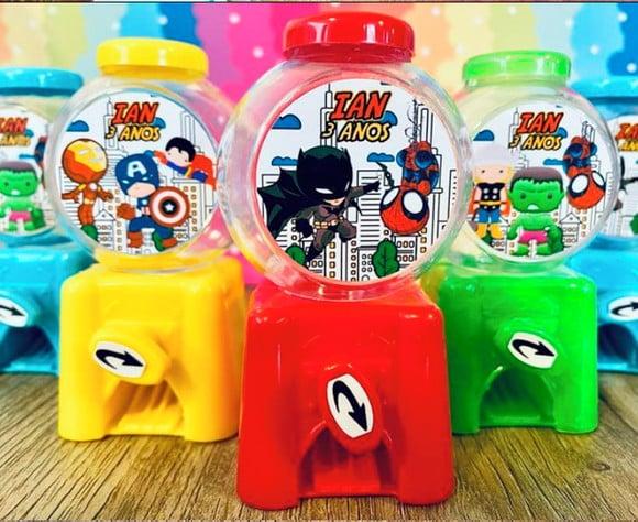 36 Mini Baleiro Candy Machine Personalizado