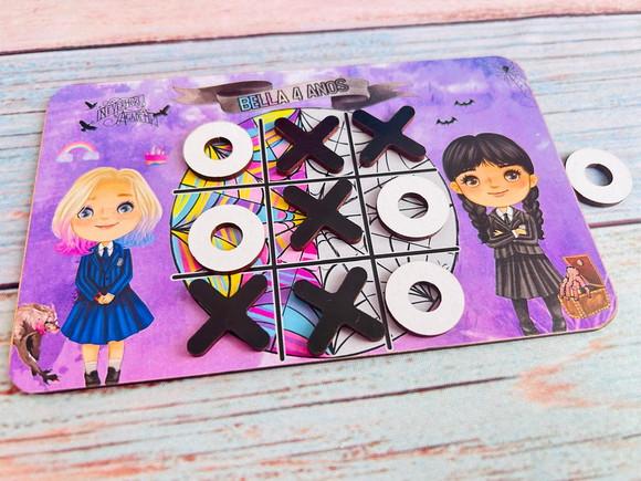 30 Jogo da Velha Personalizado Wandinha