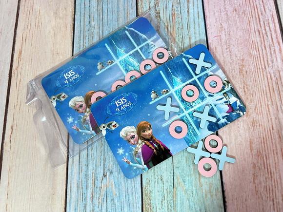 20 Jogo da Velha Frozen com Sacolinha de Pvc