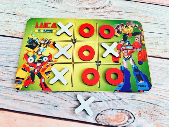 30 Jogo da Velha Personalizado Transformers