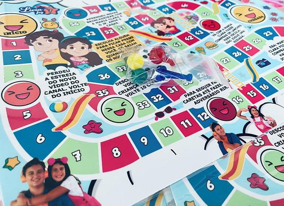 20 Jogo de Tabuleiro Maria Clara e Jp Lembrancinha de Festa