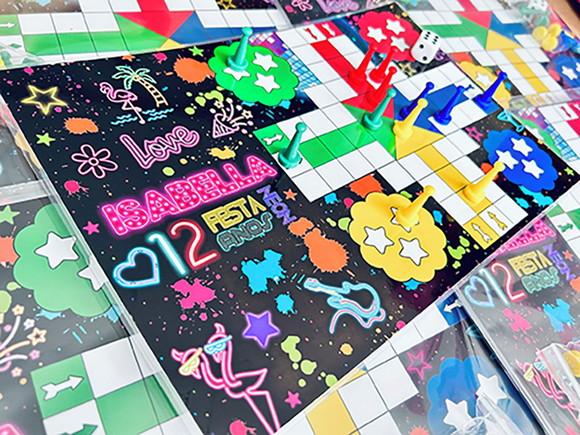 30 Jogos Mini Ludo - Lembrancinha Infantil