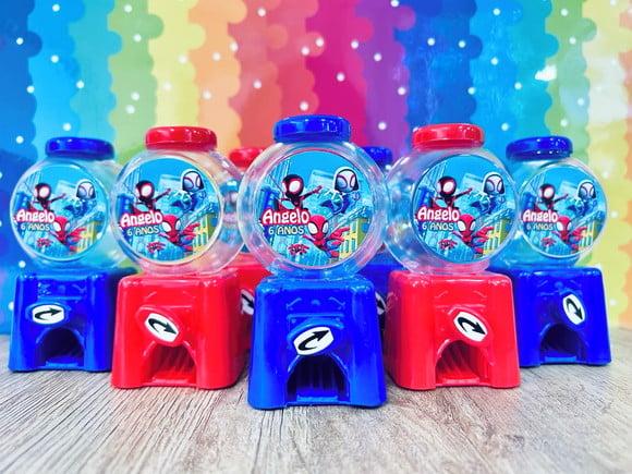20 Lembrancinha Spidey e Seus Amigos Candy Machine