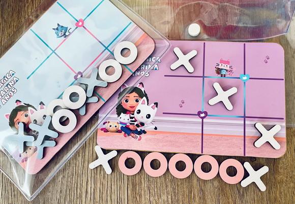 30 Jogo da Velha Personalizado com Sacolinha de Pvc