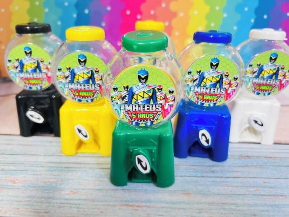 20 Lembrancinha Power Ranger Candy Machine