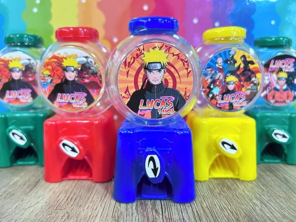 20 Lembrancinha Naruto Candy Machine