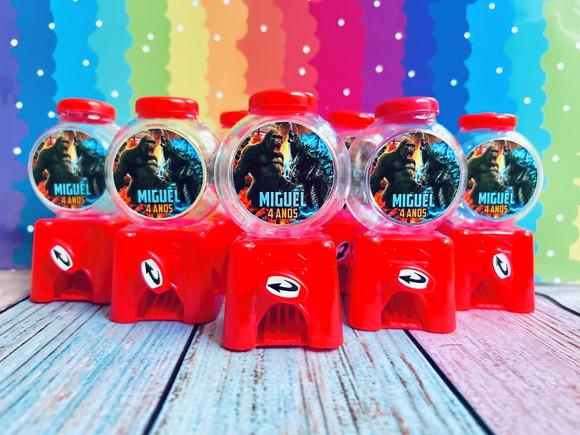 20 Lembrancinha Godzilla Vs Kong Candy Machine