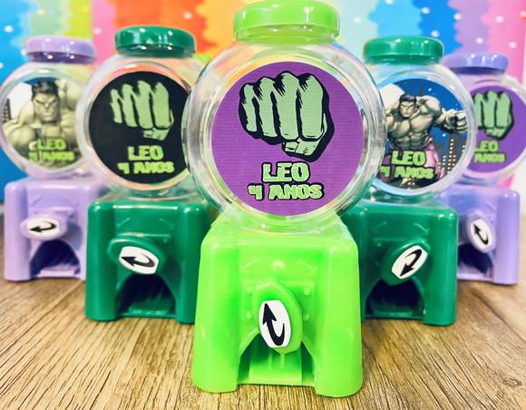 20 Lembrancinha Hulk Candy Machine