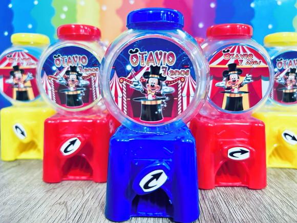 20 Lembrancinha Festa Circo do Mickey Candy Machine