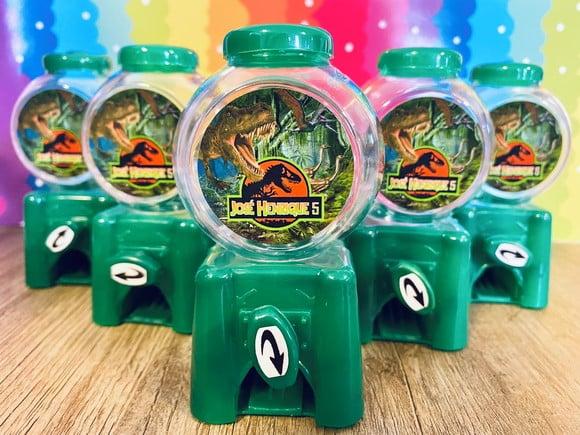 20 Lembrancinha Dinossauro Candy Machine