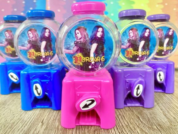 20 Lembrancinha Festa Descendentes Candy Machine