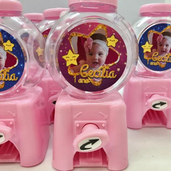 20 Lembrancinha Festa Brilha Estrelinha Candy Machine