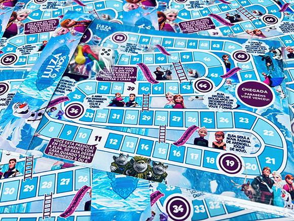 20 Jogo de Tabuleiro Frozen