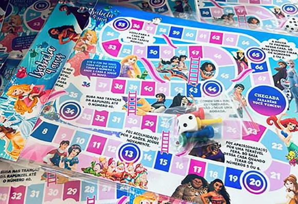 20 Jogo de Tabuleiro Princesas