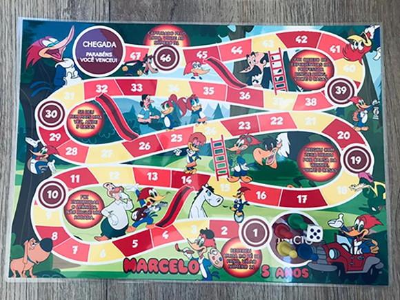 20 Jogo de Tabuleiro Festa Picapau