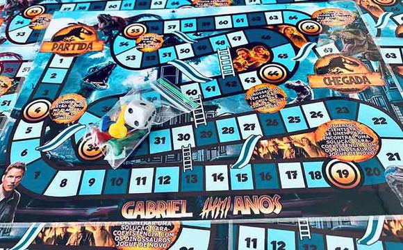 20 Jogo de Tabuleiro Festa Jurassic World