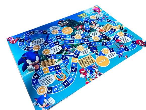20 Lembrancinha Sonic -jogo de Tabuleiro Personalizado