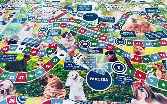20 Lembrancinha Cachorros - Jogo de Tabuleiro