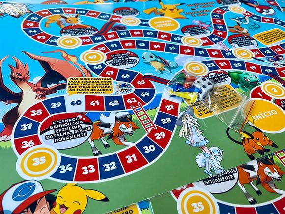 20 Lembrancinha Pokemon - Jogo de Tabuleiro