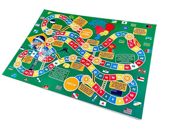 20 Lembrancinha Brasil - Jogo de Tabuleiro Personalizado