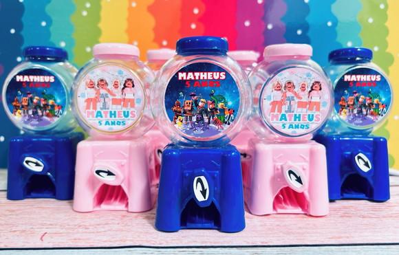 27 Mini Baleiro Candy Machine Personalizado 10 cm
