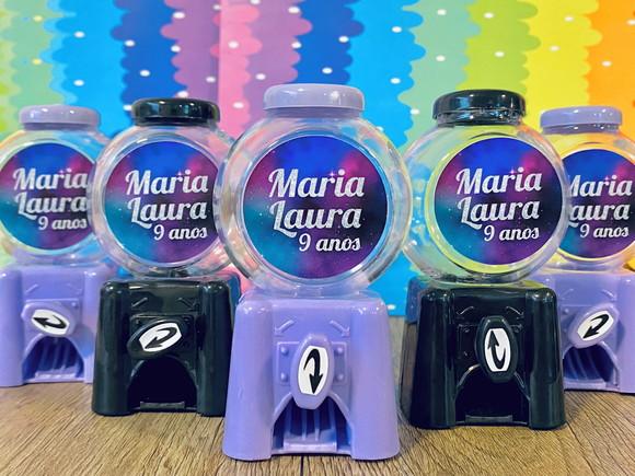 70 Mini Baleiro Candy Machine Personalizado 10cm