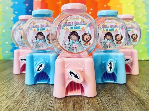 30 Mini Baleiro Candy Machine Personalizado 10cm