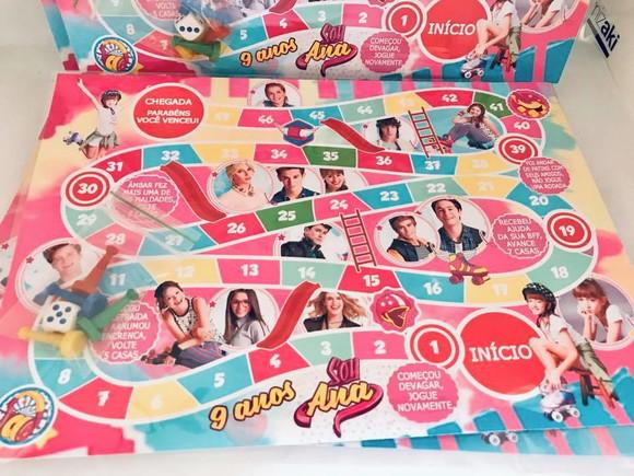 10 Jogo de Tabuleiro Personalizado Soy Luna