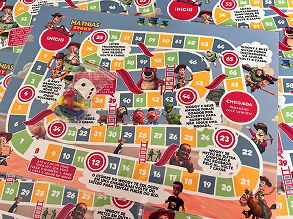 10 Jogo de Tabuleiro Personalizado Toy Story