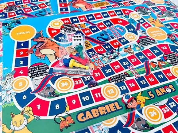 30 Jogo de Tabuleiro Personalizado Lembrancinha de Festa