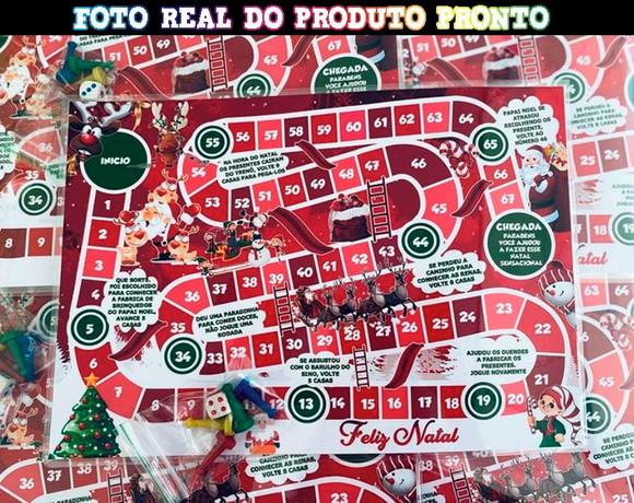 10 Jogo de Tabuleiro Personalizado Natal