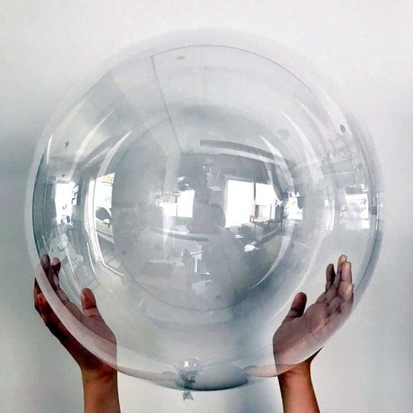 10 Balão Bubble Transparente 18 Polegadas Bolha para Festas