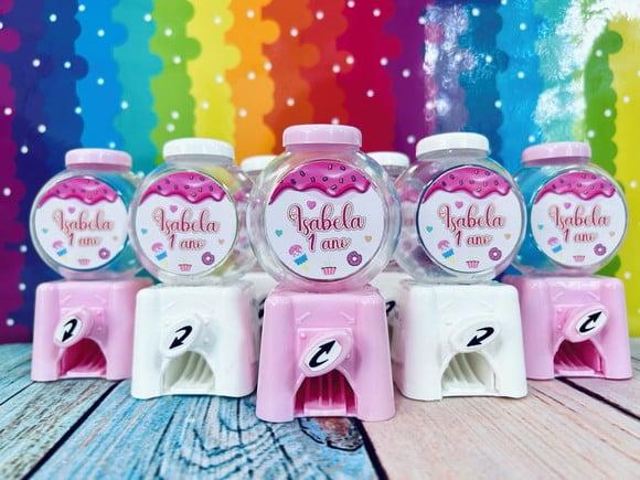55 Mini Baleiro Candy Machine Personalizado Todos os Temas