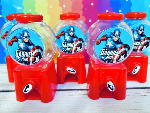 20 Lembrancinha Festa Capitão América Vingadores Candy Machi