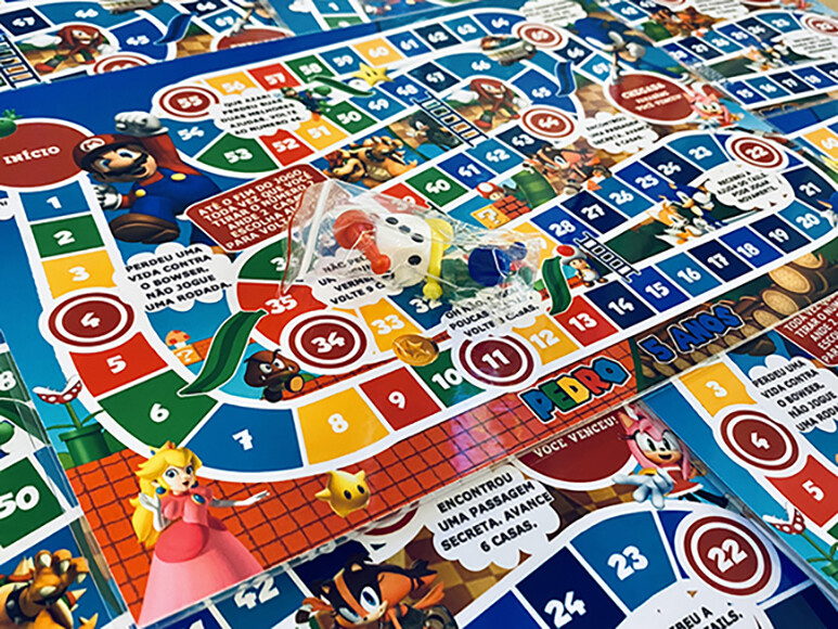 20 Jogos de Tabuleiro Personalizado com 2 Temas / Lembrancinha de