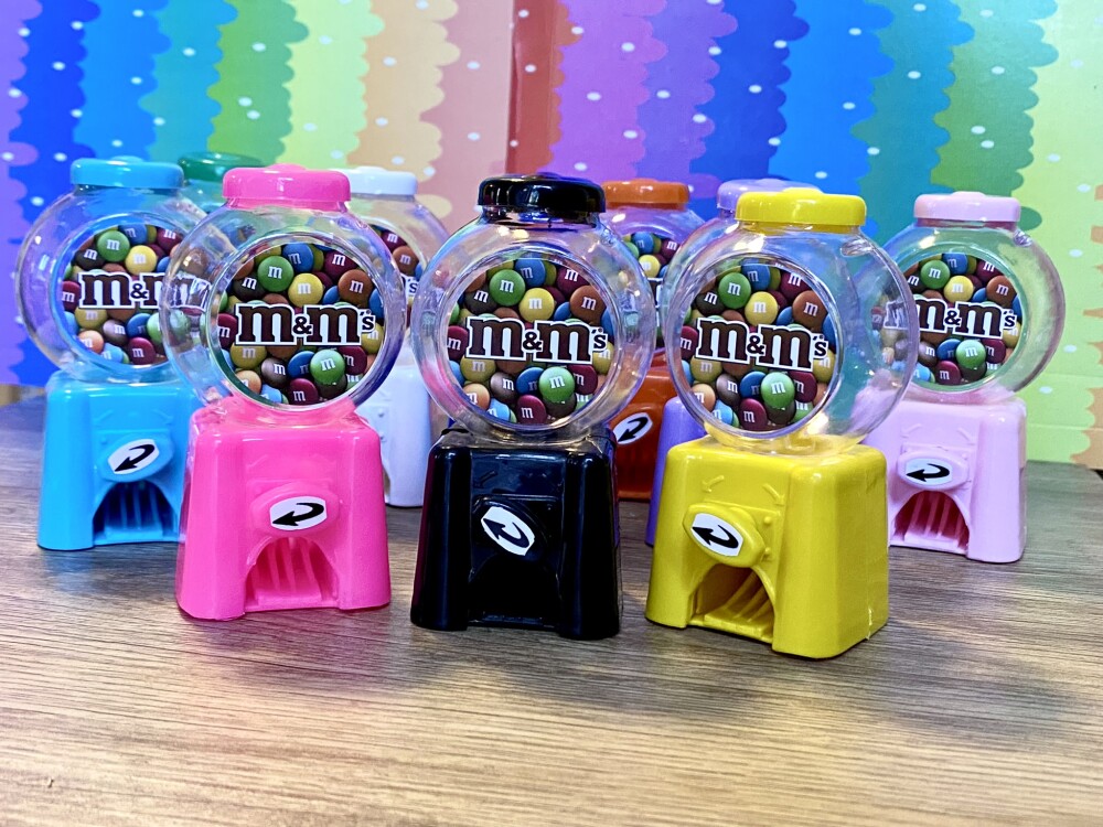 20 Mini Candy Machine Festa M&ms /Mini Baleiro para Lembrancinha