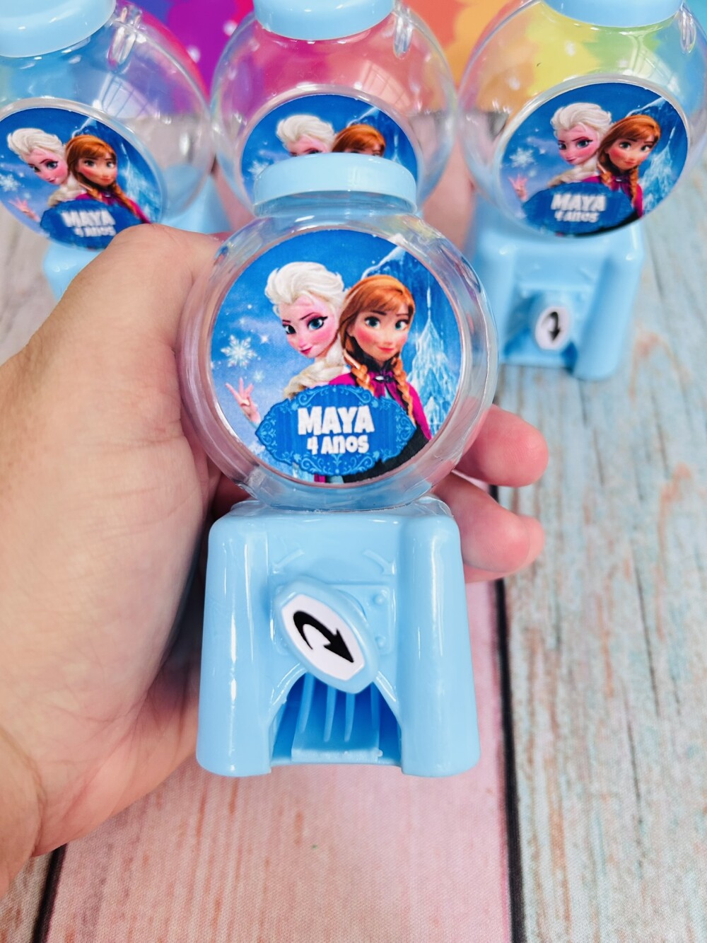20 Candy Machine Festa Frozen Personalizada / Baleiro para Lembra