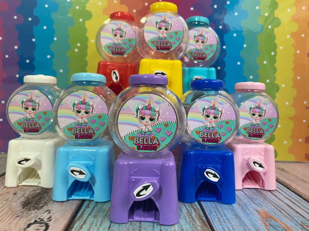 20 Candy Machine Festa Lol Surprise / Baleiro para Lembrancinha d