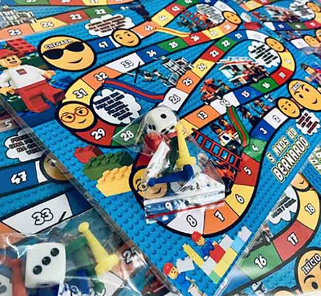 20 Jogo de Tabuleiro Personalizado Lego / Friends / Jurassic