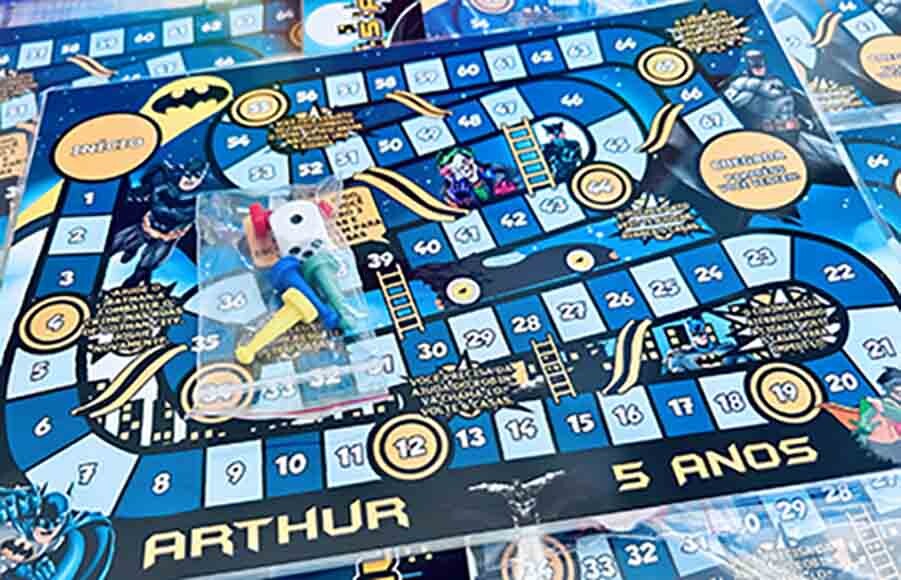 20 Jogo de Tabuleiro Personalizado Batman