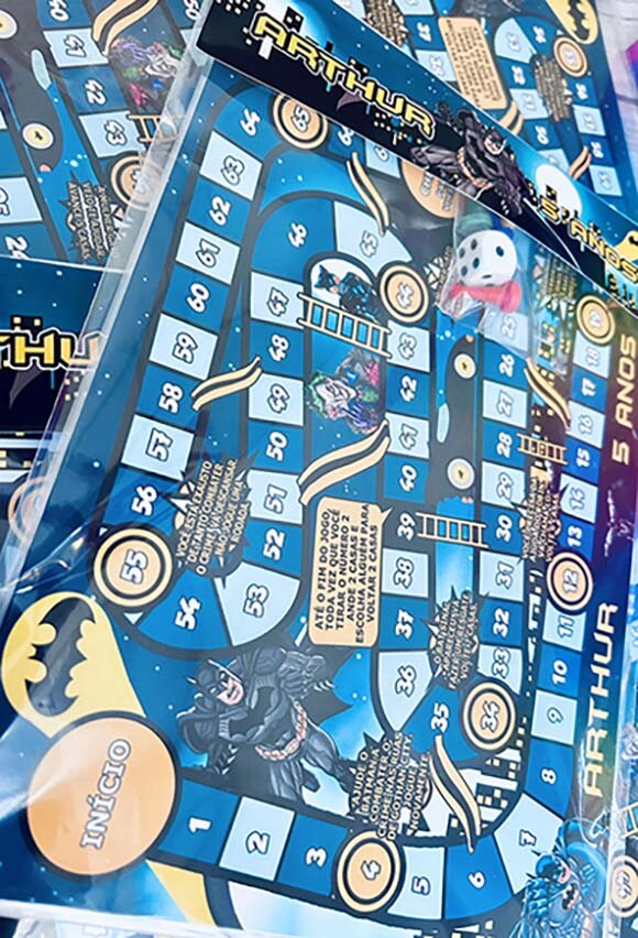 20 Jogo de Tabuleiro Personalizado Batman