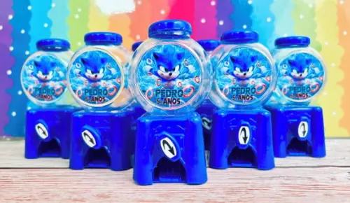 20 Mini Baleiro Candy Machine Personalizado