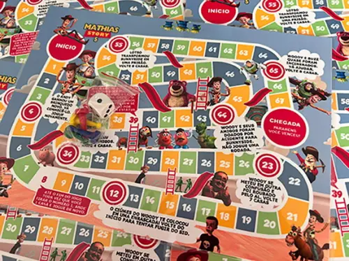 20 Jogo de Tabuleiro Personalizado Toy Story